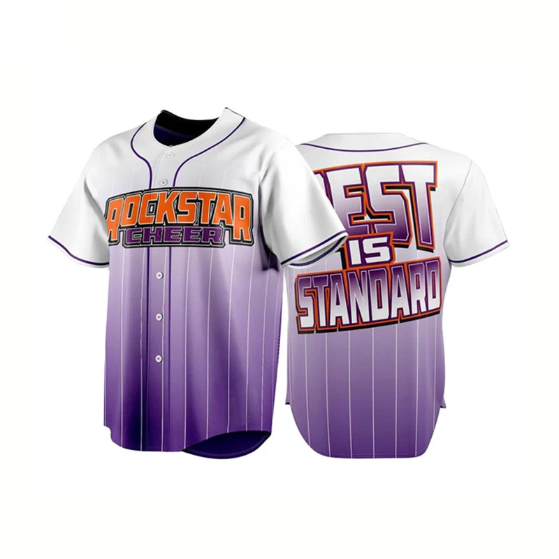 Bulk Purple Blank Baseball Jerseys 