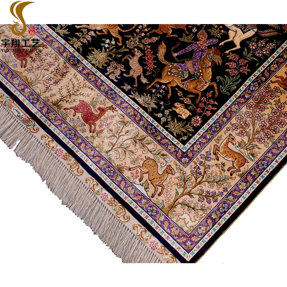 4x6ft China Genuine Antique Carpets Persian Style Handknots Oriental