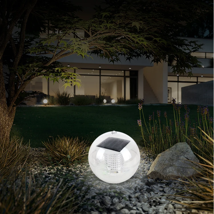 Wholesale Outdoor Round Ball Decorative LED Solar Energy Pool Floating Light for Landscape Decoration