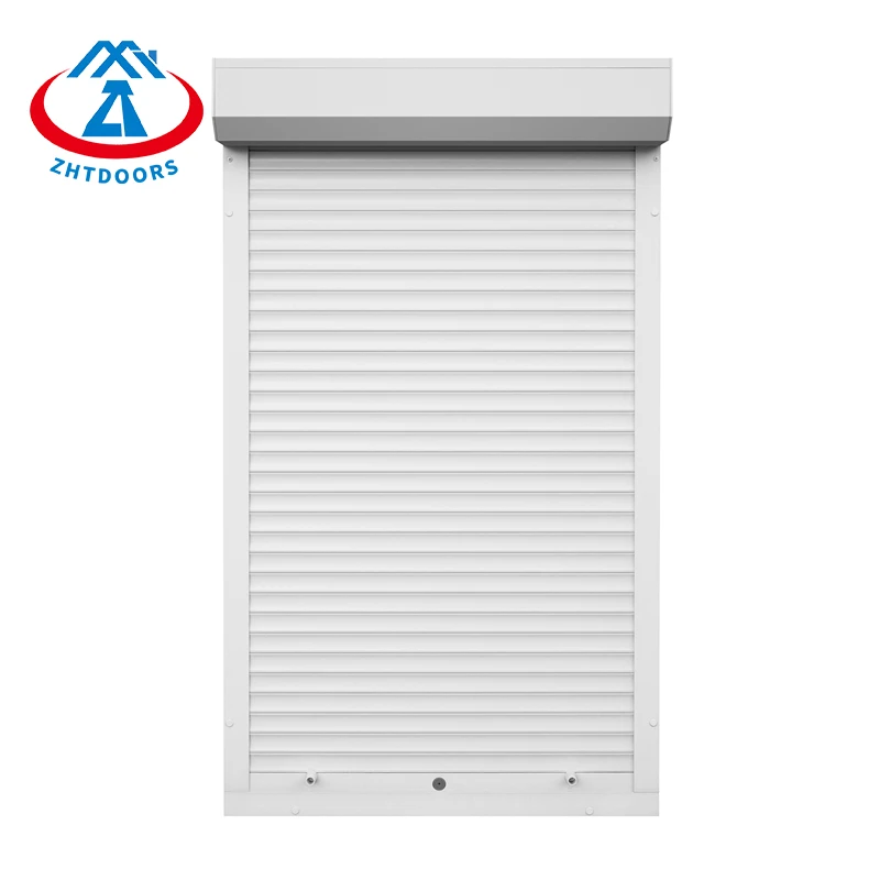 ZHTDOORS Nice German Automatic Steel Coil Roller Shutters Door with Box Hidden Made in China