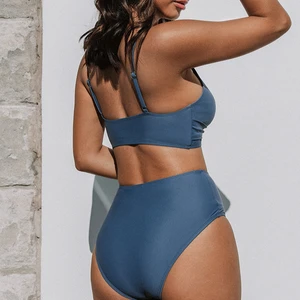 2022 Wholesale Bikini Woman Swimsuit Brazilian Bikinis Plus Size Swimwear Set Two Piece Swimsuit for Women
