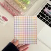 40 feuilles de papier à grille colorée