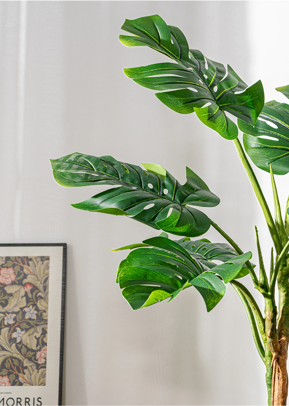 Artificial Plants Greenery Realistic Plastic Tree Potted Simulation Greenery Real Touch Leaves Indoor Home Outdoor Decoration supplier