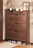 Pure deep walnut three bucket with cabinet door 80cm