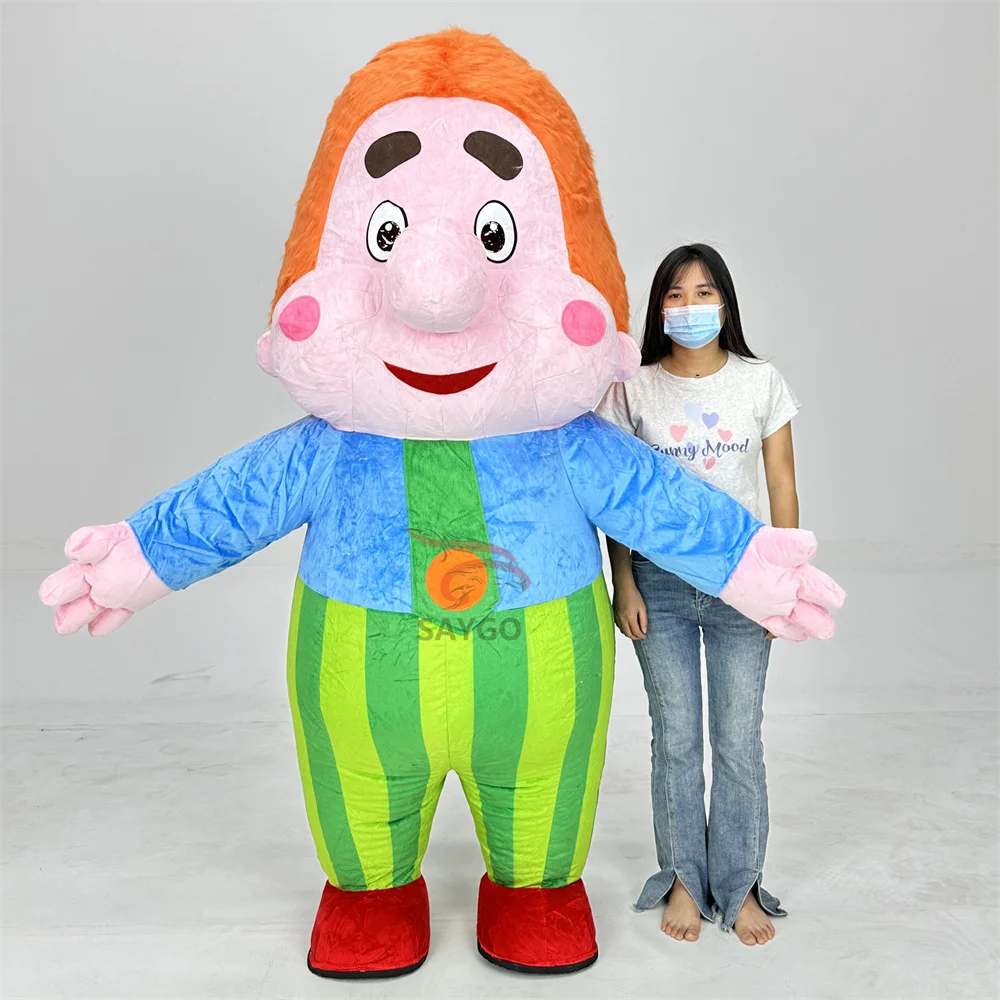 Hot Sale Snorlax Kirby Monster Inflatable Mascot Costume Inflatable Cartoon Walking Costume Cosplay People Wearing Event Dress