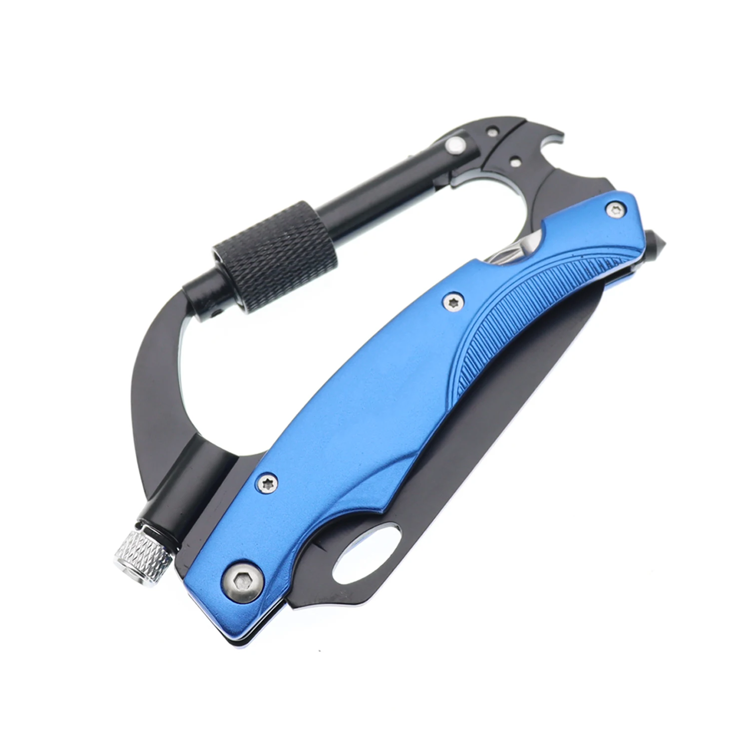 Carabiner Pocket Knife with Led Light