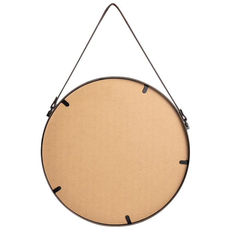 Fashion Modern Style Pu Belt Wall Mirrors Home Decor Hanging Mirror
