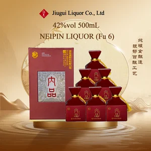 42%vol 500mL NEIPIN LIQUOR Fu6 Fuyu Flavor JIUGUI Baijiu Premium Liquor Solid-State Brewed Festival Banquet Don Juilio  Liquor