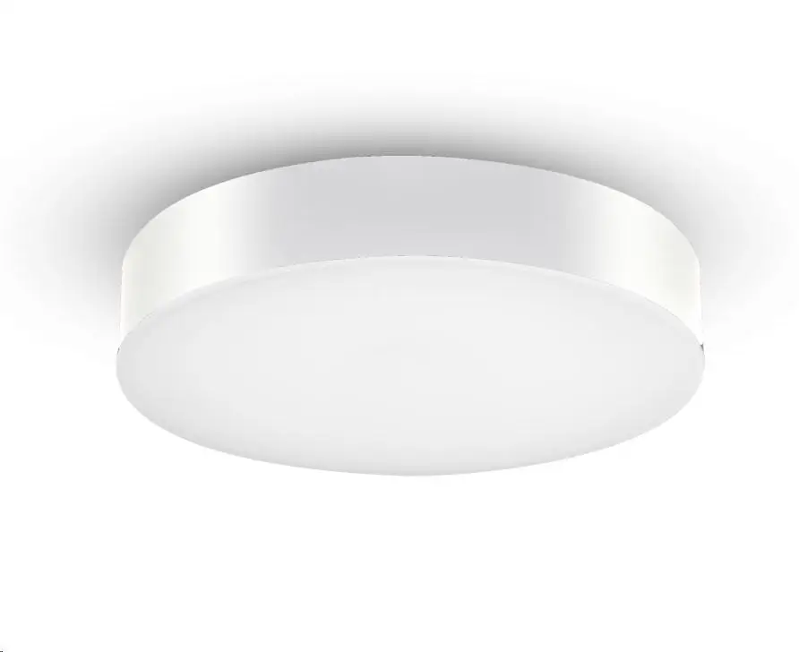 
modern house decoration plastic round flush suspended led panel ceiling light 