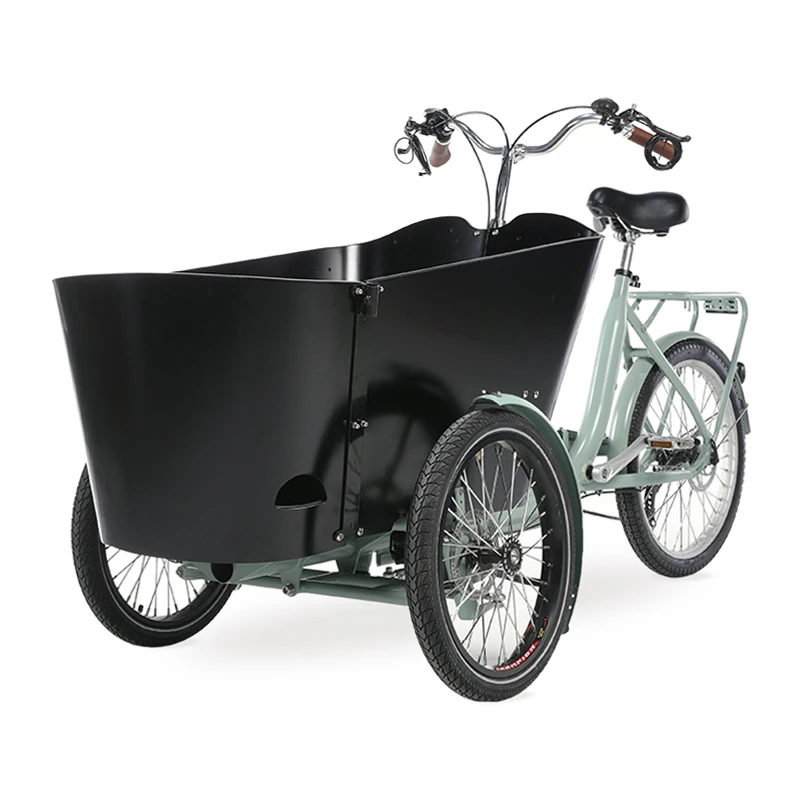 ruote pedale elettrico olandese adulto triciclo Cargo Bike famiglia  triciclo trasporto bambini animali domestici in vendita prezzo di fabbrica 