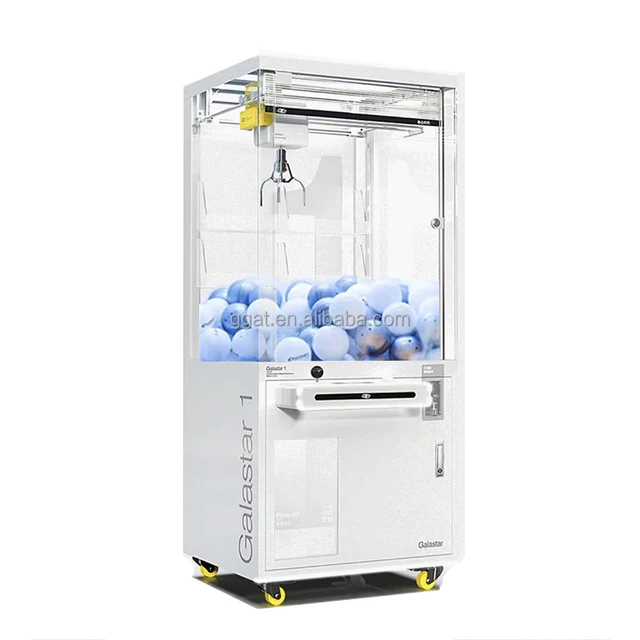 Custom White Claw Vending Machine Kids Coin Operated Game Machine Stuffed Animals for Crane Machine With Bill Acceptor
