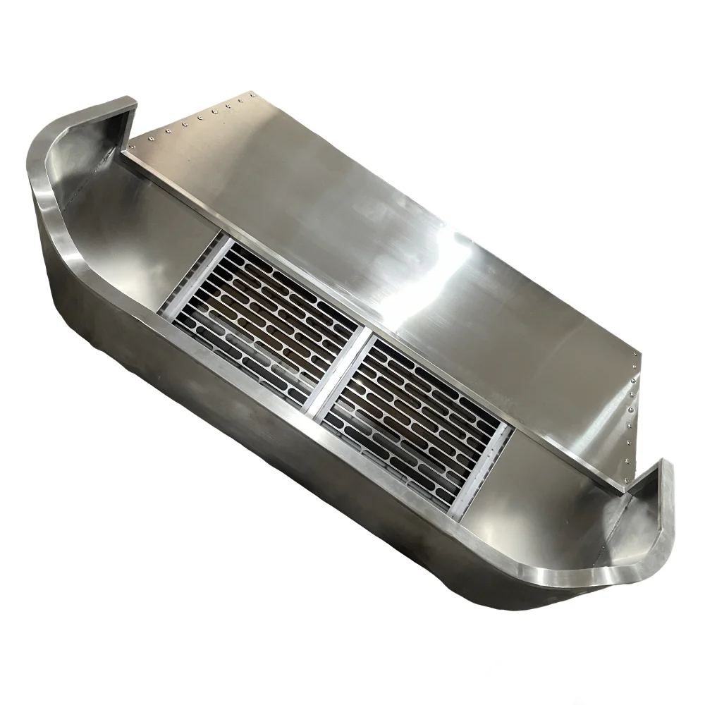 Custom Steel Aluminum Laser Cutting Bending Sheet Metal Large Metal Frame Welding Fabrication for Exhaust System