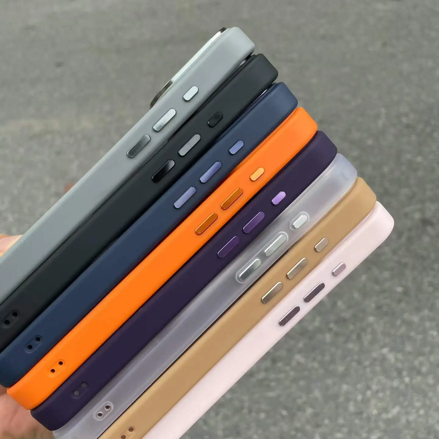 TranslucentShockproof Matte Mobile Phones Cover Magnetic Phone Case with Metal Camera Frame for IPhone 17 Pro