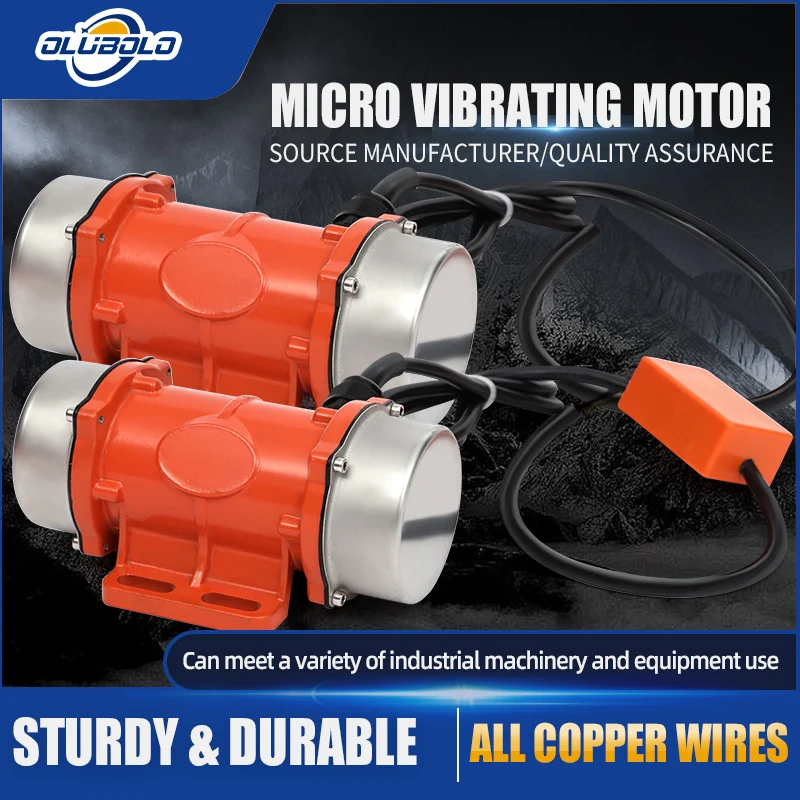 Moteur électrique à Vibration 100W Monophasé - Pour Table à Béton Shaker - 3600 RPM - Neuf