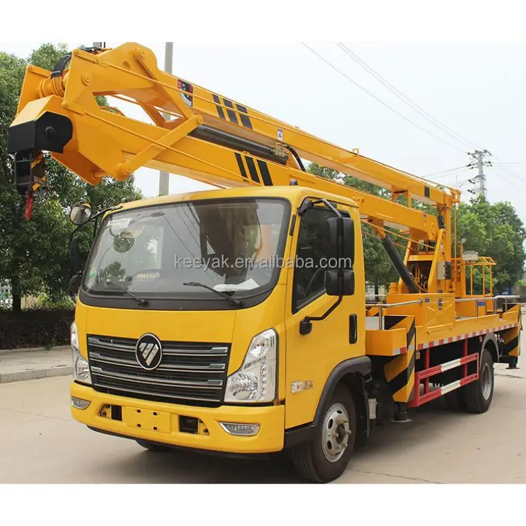 Keeyak Foton Mounted Folding Arm Aerial Work Platform Truck High Aerial ...