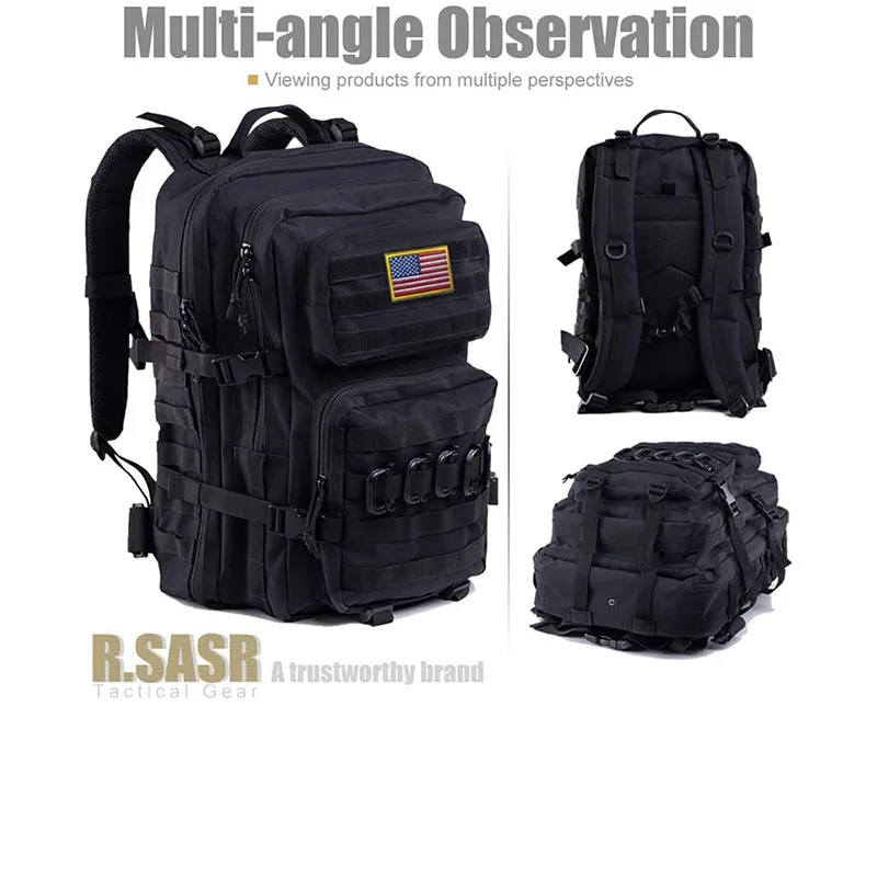 Custom Logo High Quality Tactical Rucksack Tactical Training Backpack for Outdoor Traveling Tactical Backpack