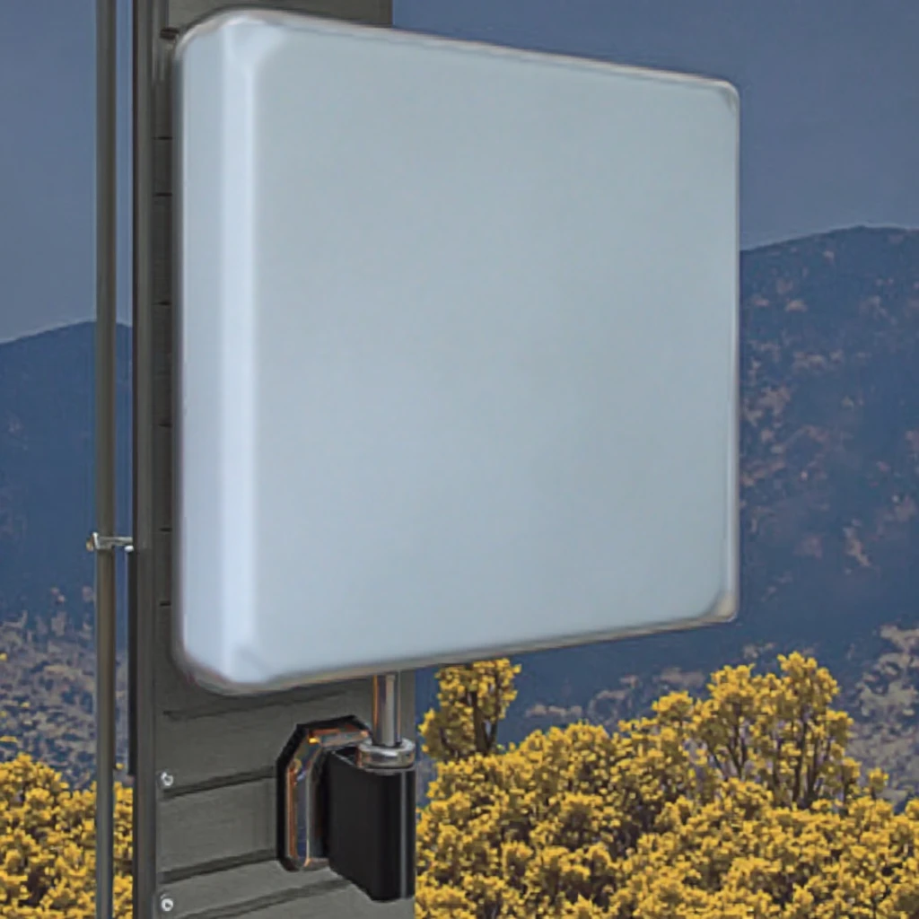 High Gain Stable Professional Grade 10/11dBi Panel Antenna with Robust 190x190mm Design for Reliable Coverage
