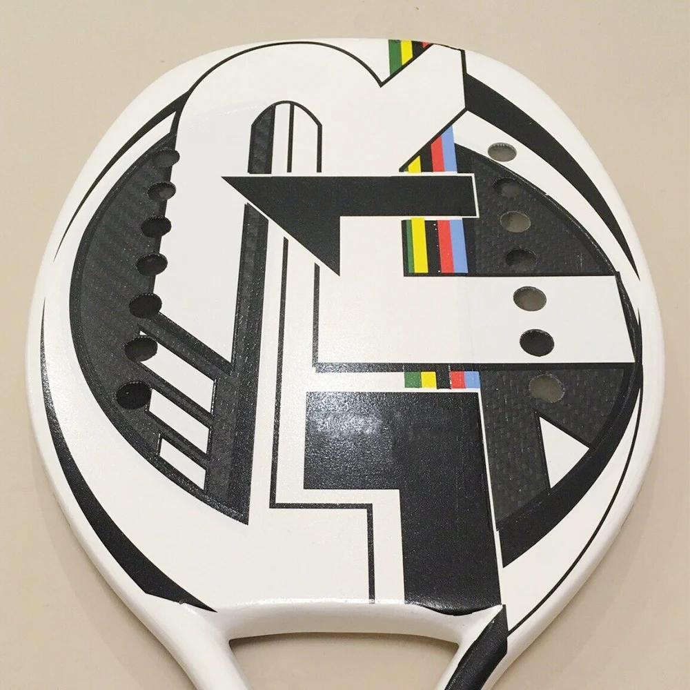 Профессиональный углеродный руль весело Junior ракеток пляжные теннисные ракетки