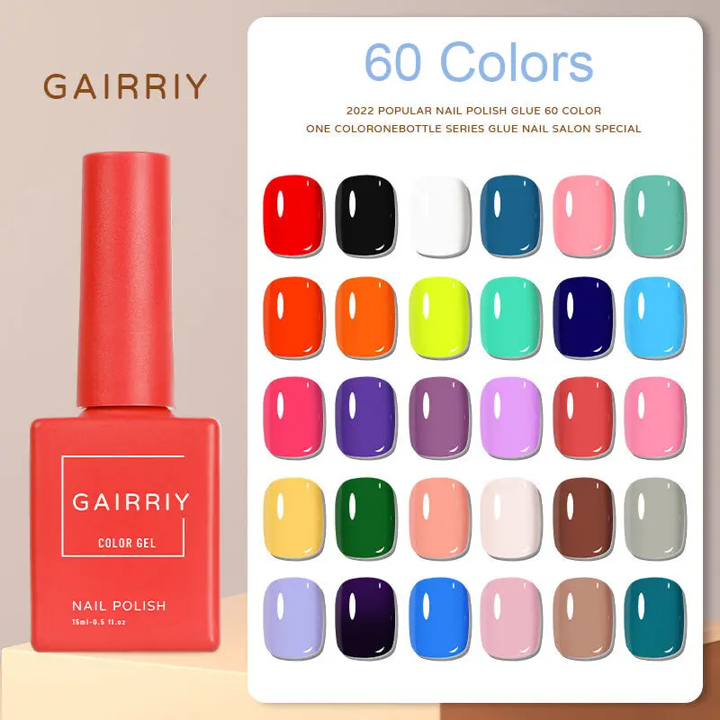 Oem Wholesale 60 Colors Vegan Gel Nail Polish Uv Led Gel Polish Private