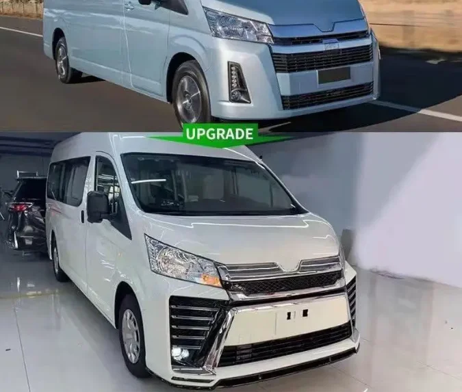 Factory Body Kit for Hiace 2019-2021 Front Bumper Rear Bumper Auto Lighting Parts Accessories for Hiace Bodykit