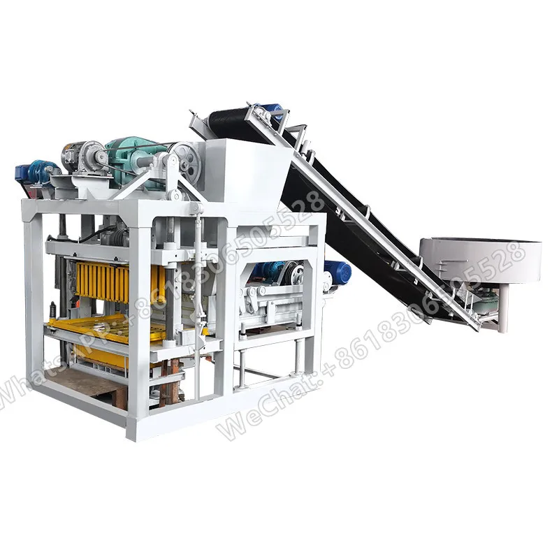 Qtj428 Price Small Revaro Hollow Block Brick Making Machine Cambodia