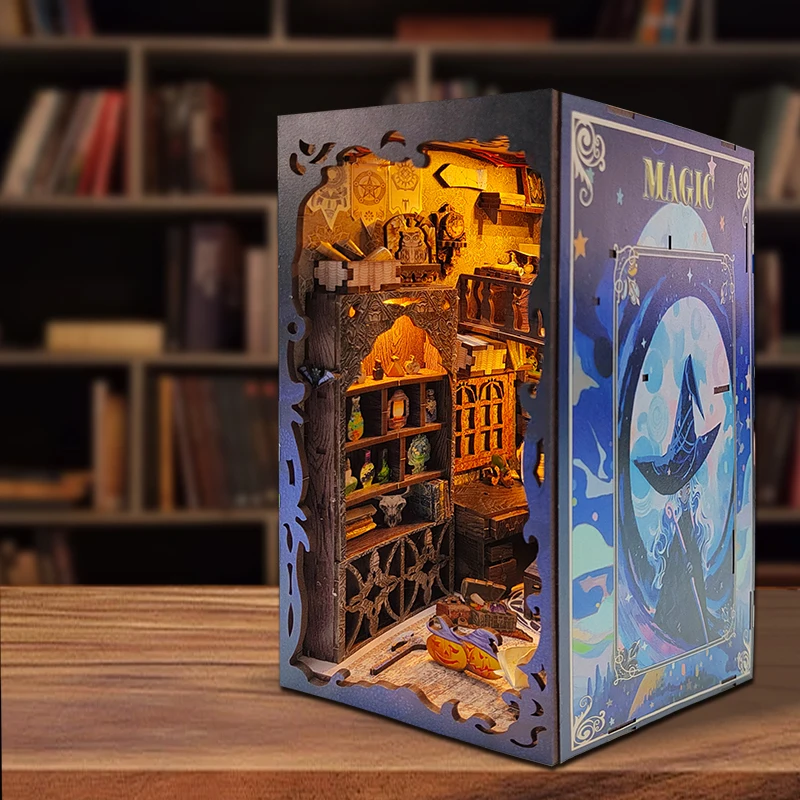 MechEdu 699-teiliges 3D Holz Steampunk Schloss - Modellbausatz Fantasy Design