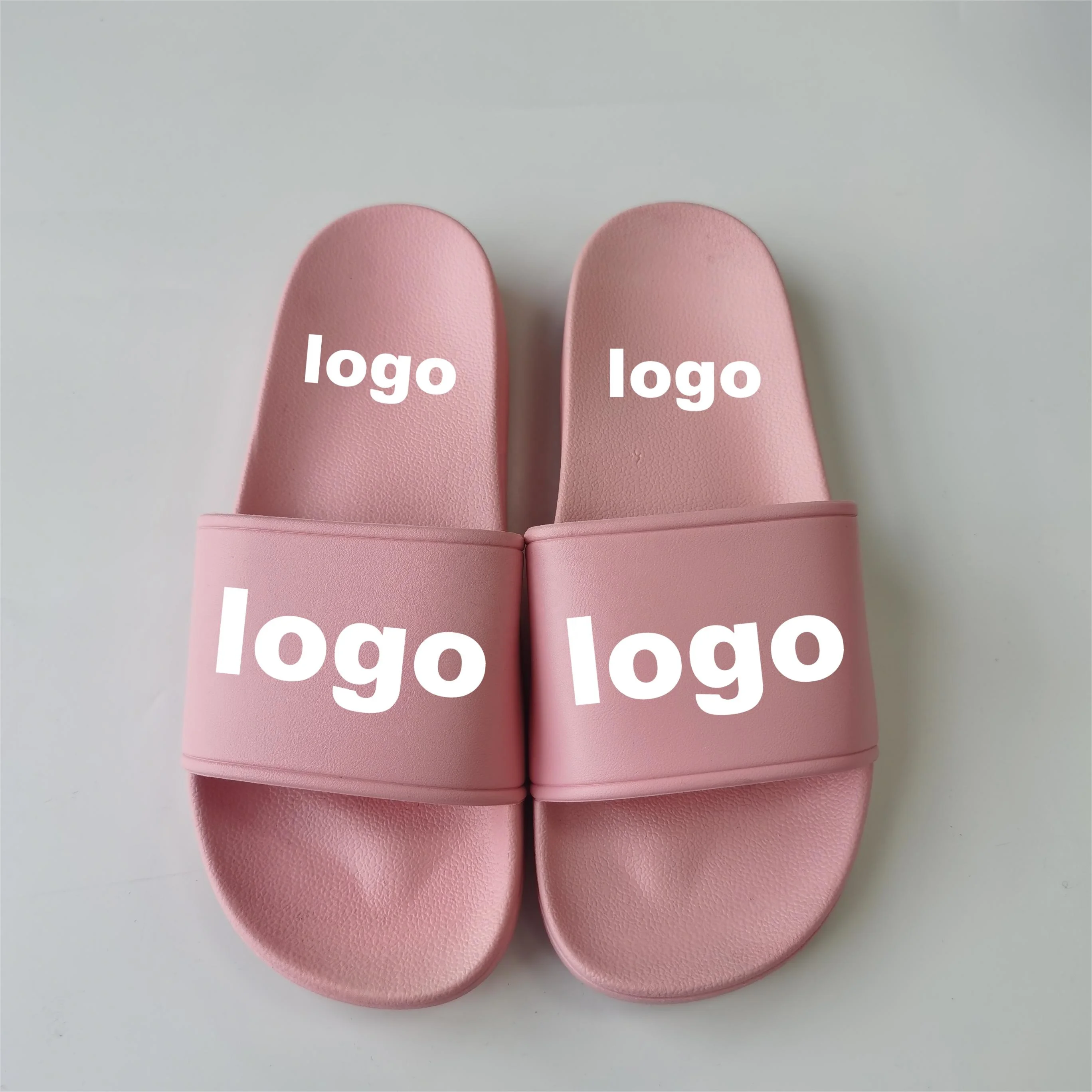 Wholesale Unisex Sliders Custom Indoor Outdoor Printed Blank Slides Sandal  PVC Slipper Custom Logo Slipper for Men Women