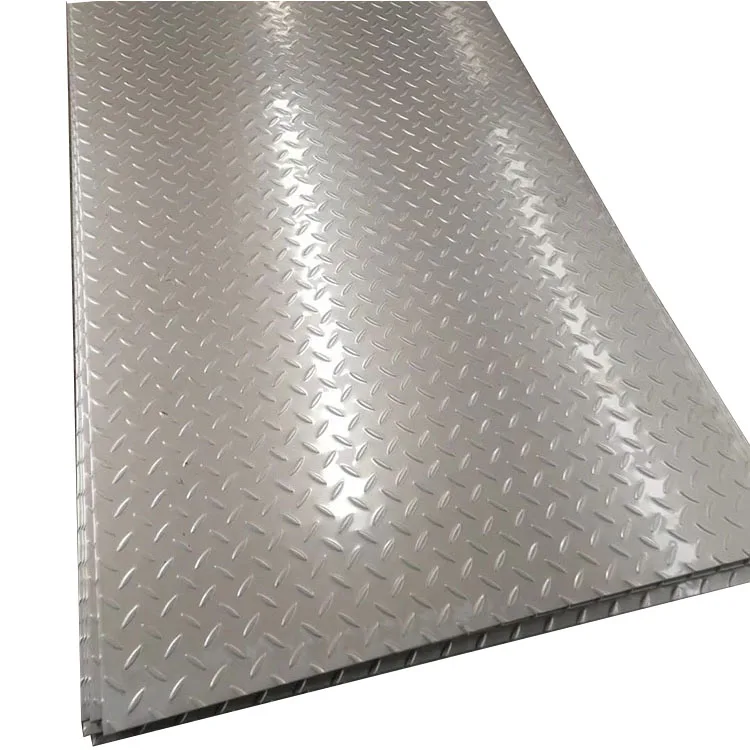 Stainless Steel Skid Plate Pattern Embossed Sheet / Checkered Sheet
