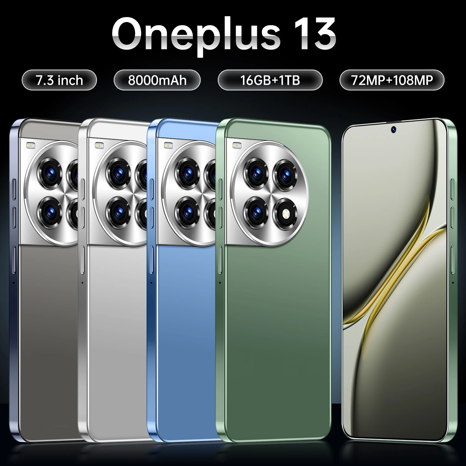 One Plus13 512gb Android 14.0 7.3inch Unlocked Mobile Phone