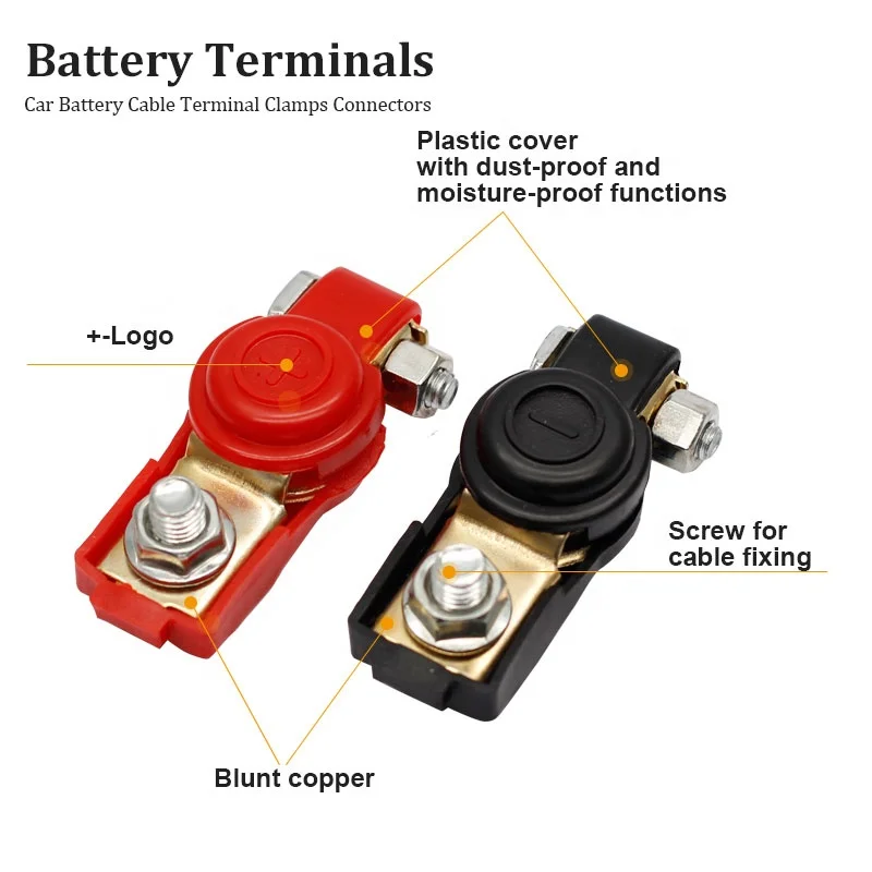 Batteriepol-Abdeckung rot 1 Stück