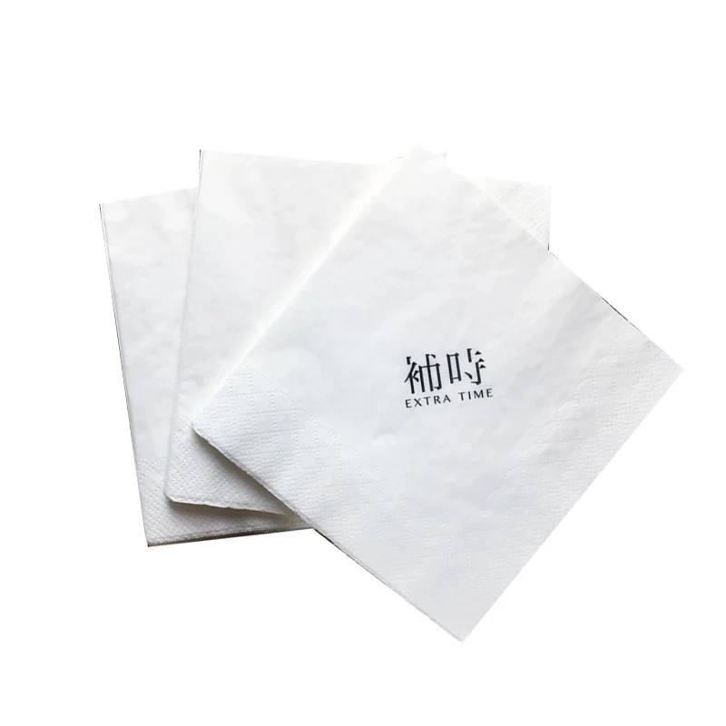 restaurant paper napkins customized logo and