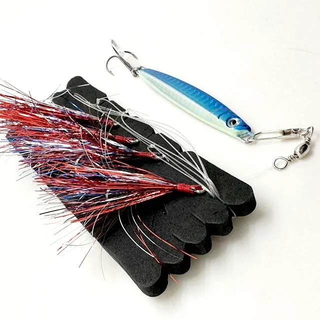 Chinalure Sabiki Rigs Colorful Flasher Bait Rigs Fishing Hook Sabiki Hook Buy Fish Skin Bait