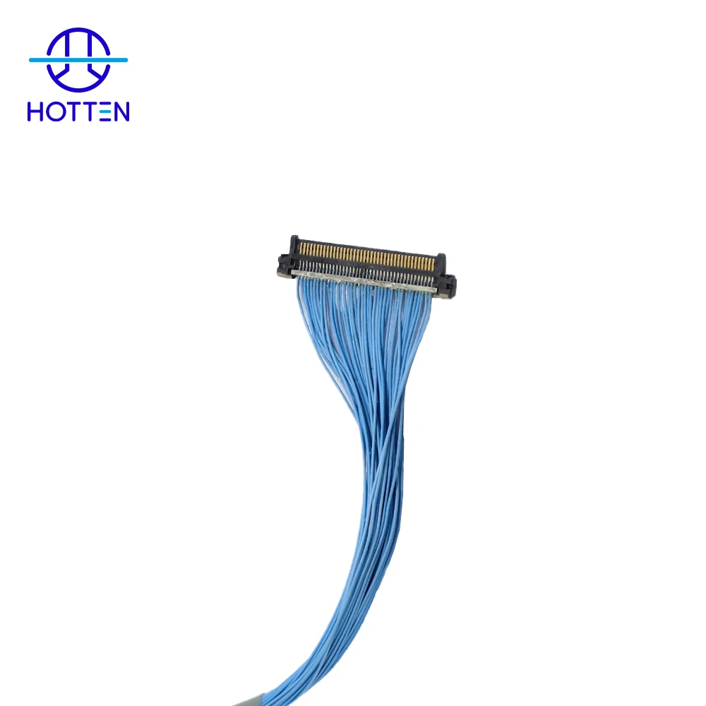 Hotten Display Lvds Cable 40 Pin Lvds Cable for Lcd Panel Wire Harness Assembly Board