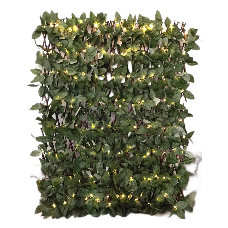 Artificial Hedge Laurel Leaf Garden Fence Wall Balcony Privacy