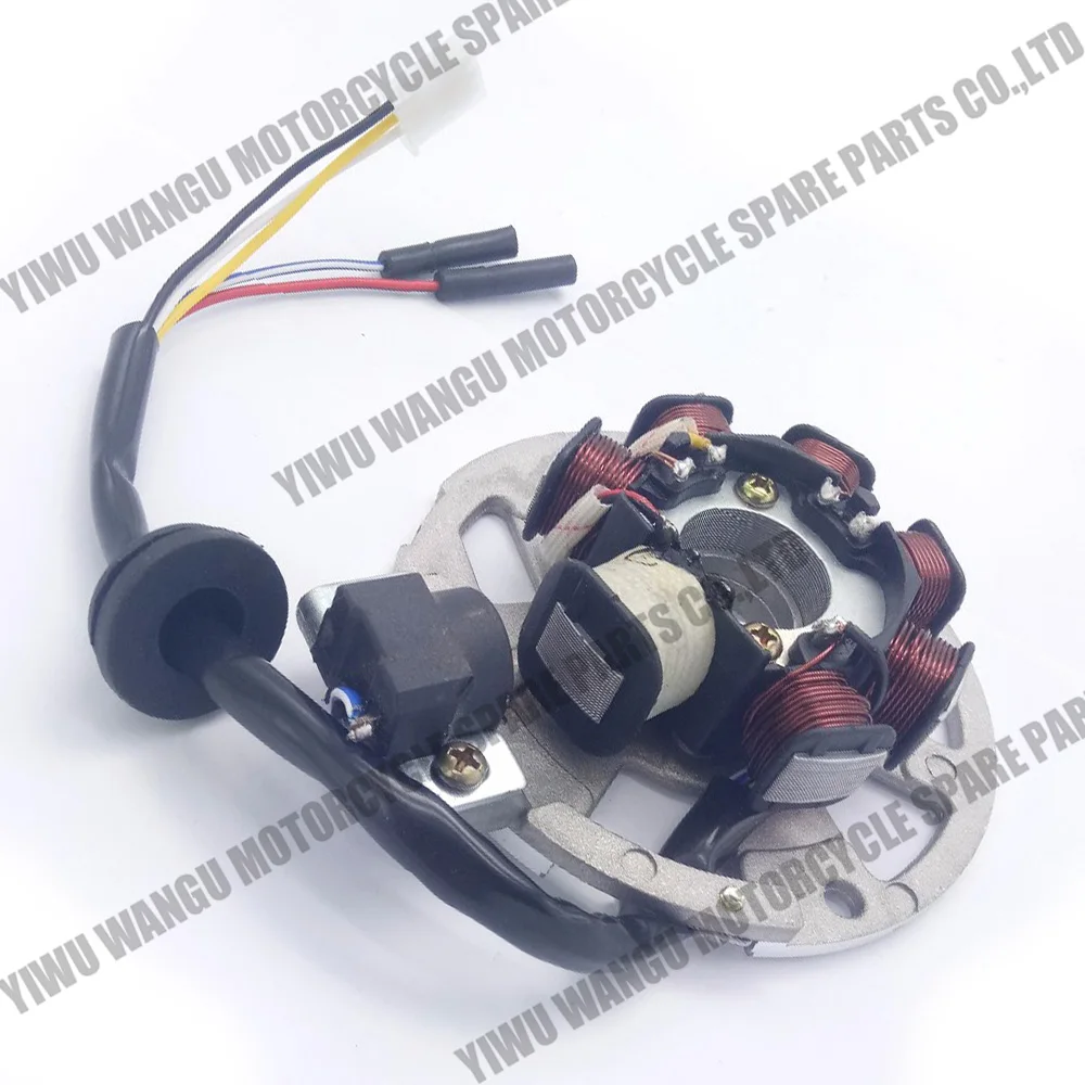 Новый статор в сборе для 50cc 2-тактный 1PE40QMB пробежки JOG50 JOG90 двигатели 7-катушка