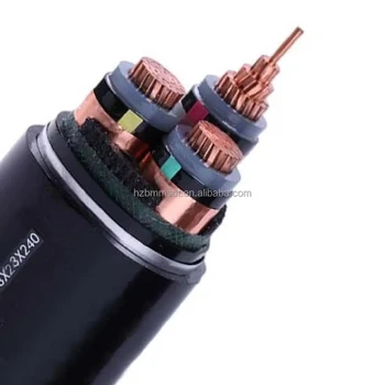 6~10kV XLPE Insulated PVC Sheathed Medium Voltage Wires Copper Conductor for Industrial Home Appliances
