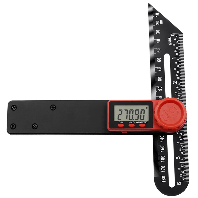 Digital Angle Rulers Gauges Tri Square Sliding T-Bevel Square Level Measuring Gauging Tools Wooden Marking Gauge Protractor