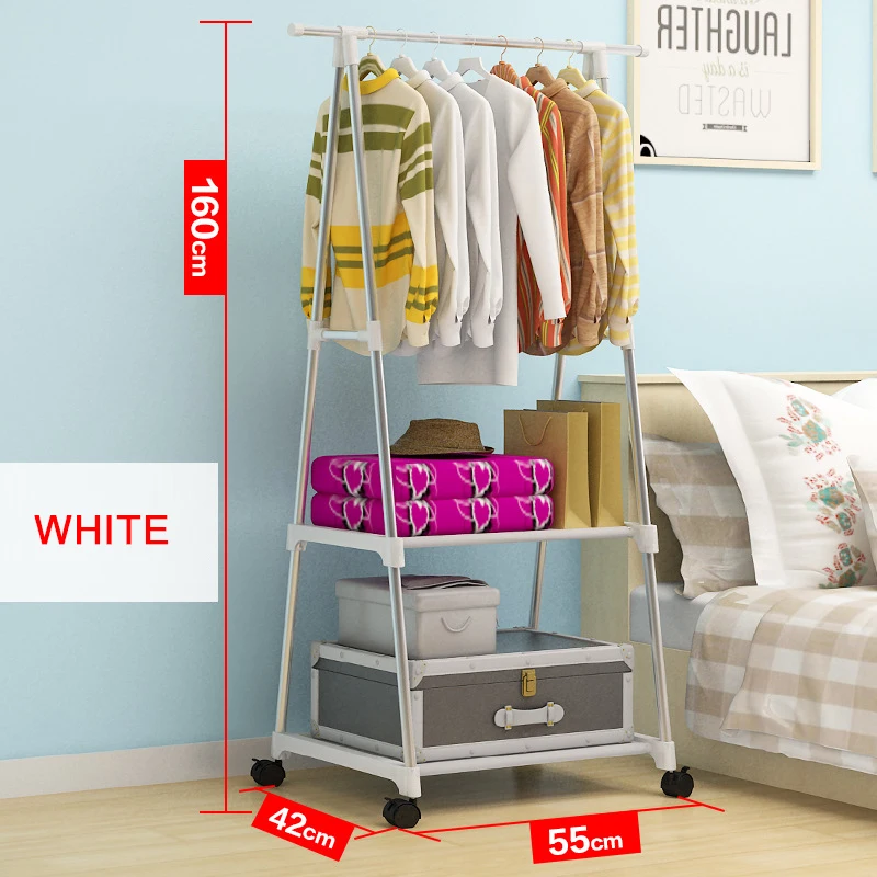 Standing Triangle Clothes Display Rack With Storage Shelf Rack Laundry Room Clothes Rack