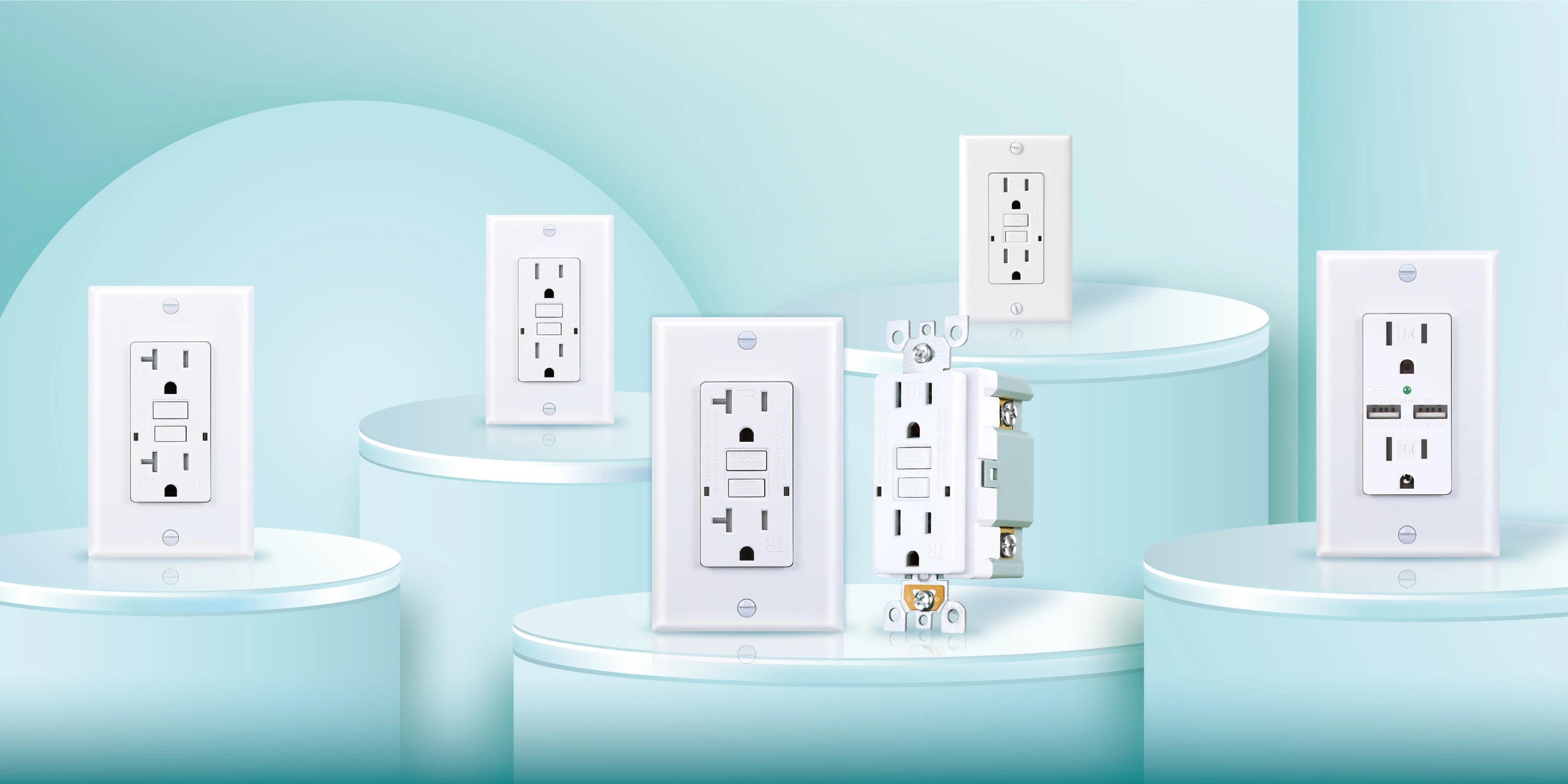 USB Wall Outlet, Receptacle Outlet with 4.8A Charging Capacity, 15A ...