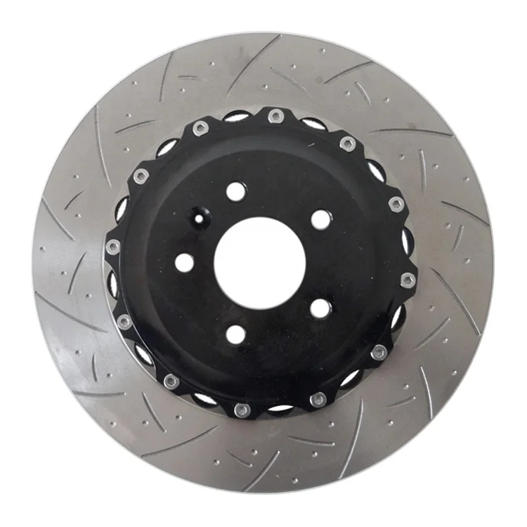 Drilled and Slotted Performance Floating Brake Disc for  Audi S6