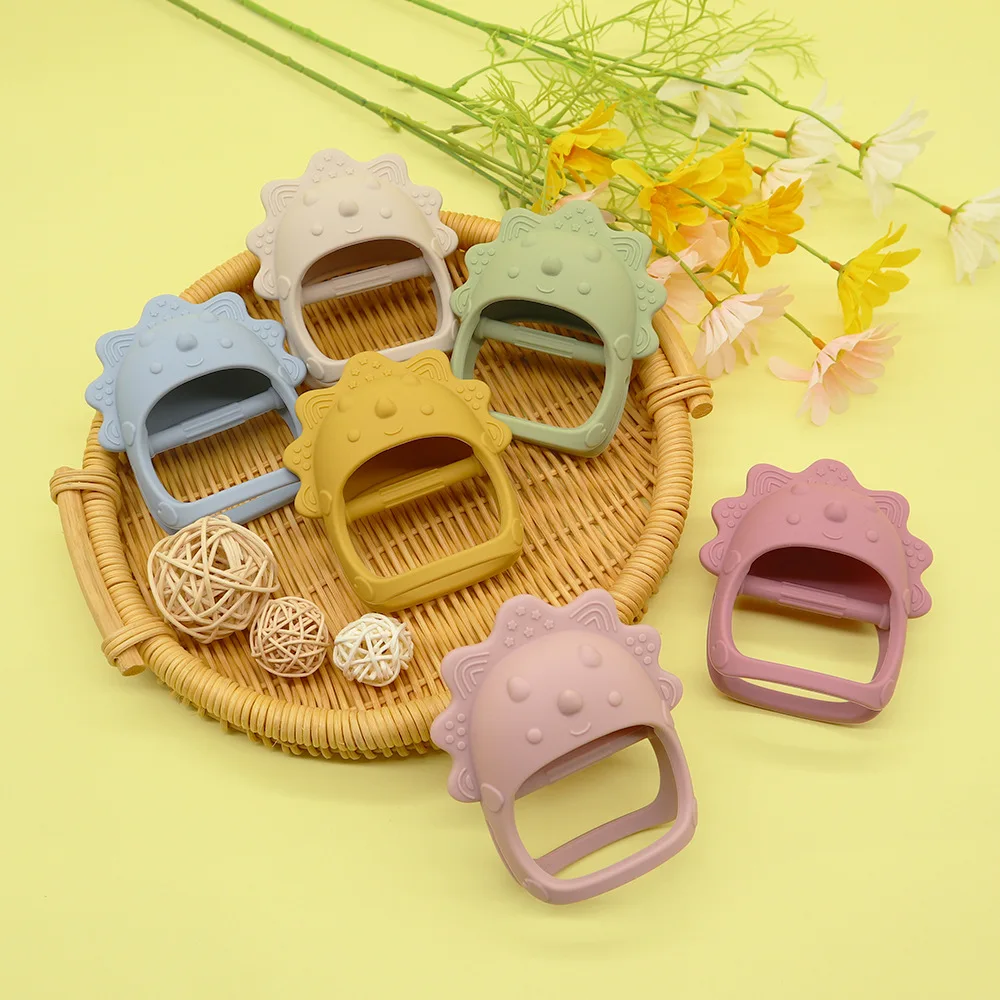 Mainan Pacifier Silikon BPA-Free Unisex Kustom yang Lembut untuk Bayi, Mainan Menggigit untuk Kanak-Kanak, Mainan Plastik untuk Keperluan Menghisap