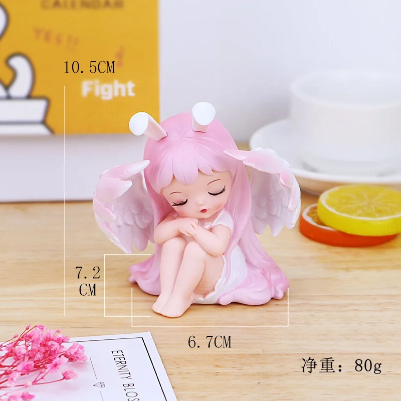 Creative Cute Anne Baby Angel Figurine Craft Ornaments Home Decor