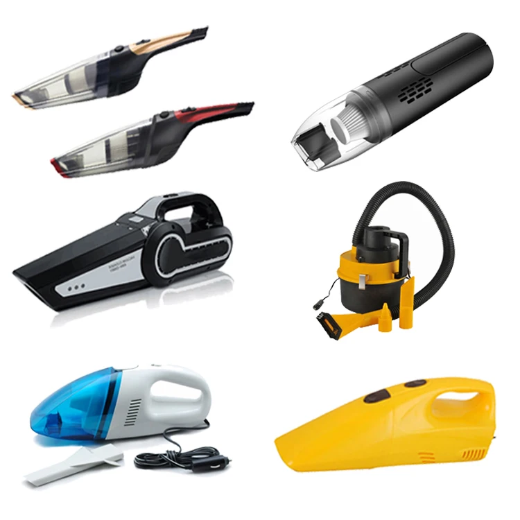 5000Pa Suction Handle Car Vacuum Cleaner  Wet/Dry Use Cordless Car Vacuum Cleaner With Nozzle