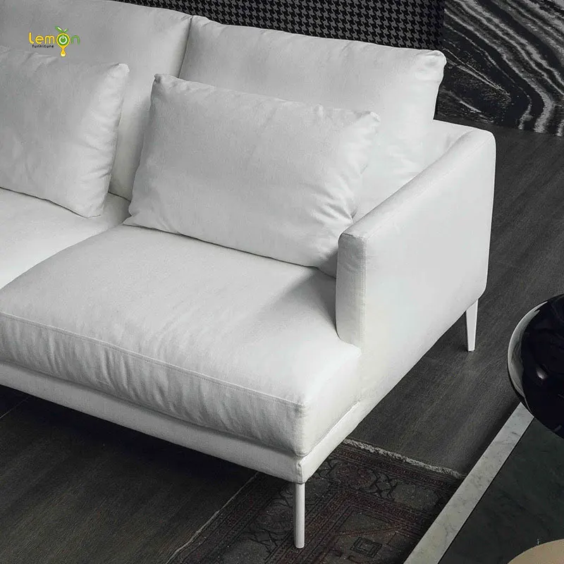 Modern Removable and Washable Sofa Cloth Wooden Living Room Sofa Furniture