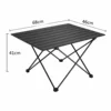Black Table (Storage Bag Included)