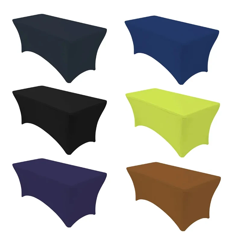 6ft 8ft Table Throw Fitted Custom Printed Standard Table Cover Trade