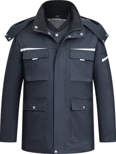 Custom logo Unisex Long Sleeve Work Clothes Uniform Wholesale Mens Womens Workwear Coat