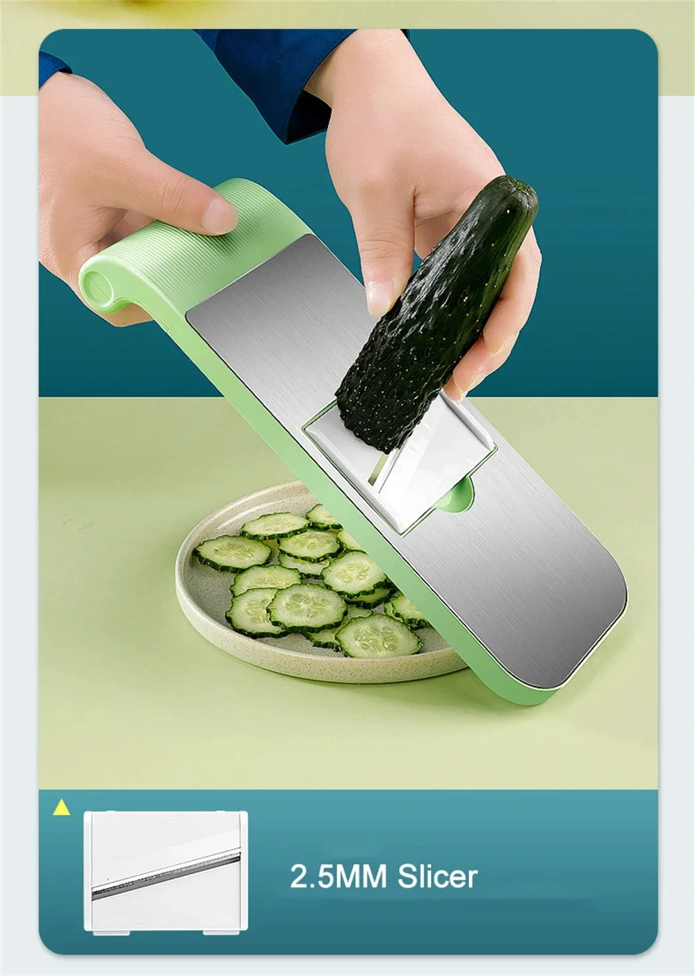 Multifunctional Stainless Steel Potato Peeler Food Slicer Mandoline Vegetable Cutter Grater Slicer Chopper