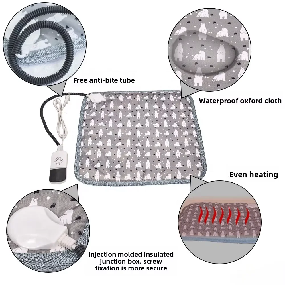 Low-Power Consumption Heating Pad Thermostat-Controlled Heating Pad Comfort Temperature Heating Pad 5
