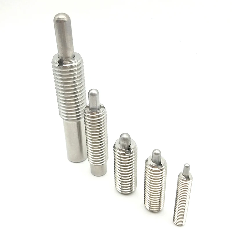 Spring Plunger Pin Stainless Steel Pin Machine Part Precision Good Quality Spring Screw Plunger